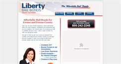 Desktop Screenshot of fresno.libertybailofcalifornia.com